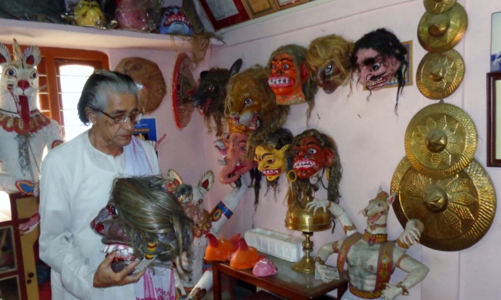 Traditional Masks made in Samaguri Satra,Majuli